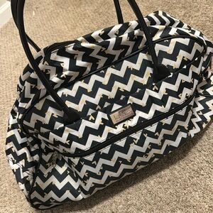 Black + White Duffle Bag